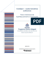 PIAF - 3. Cardápio I - Ações Formativas Autônomas