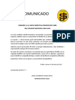 Comunicado