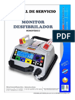 Manual de servicio Desfibrilador 3850B