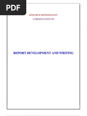 Report Writing