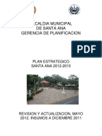 Plan Estratégico Santa Ana 2012-2015 PDF