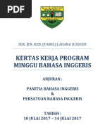 Kertas Kerja Program Minggu Bahasa Inggeris