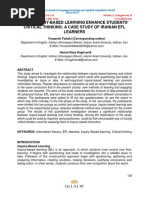 Does Inquiry-Based Learning Enhance Students' Critical Thinking: A Case Study of Iranian Efl Learners