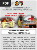 Balapan Dan Padang (Under Age) Mssns 2017