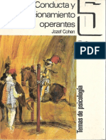 Cohen, Jozef. Conducta y Condicionamiento Operante PDF