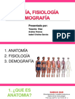 Anatomia Demografia y Fisiologia