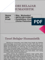 Teori Belajar Humanistik