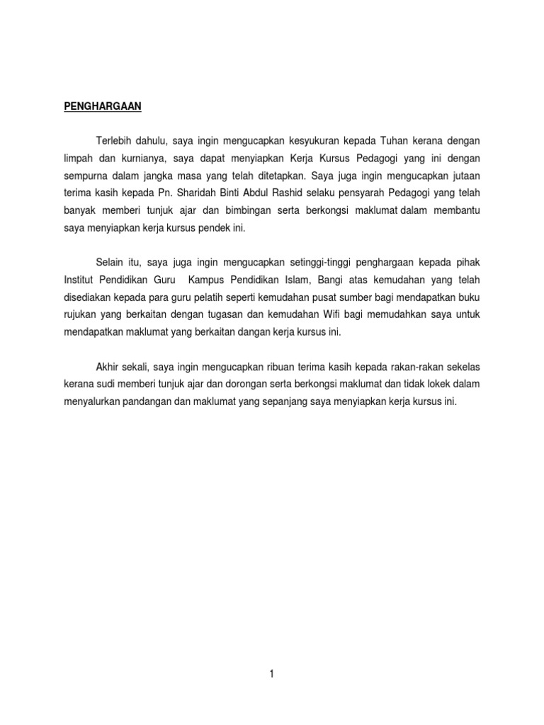 Contoh Pedagogi Pdf