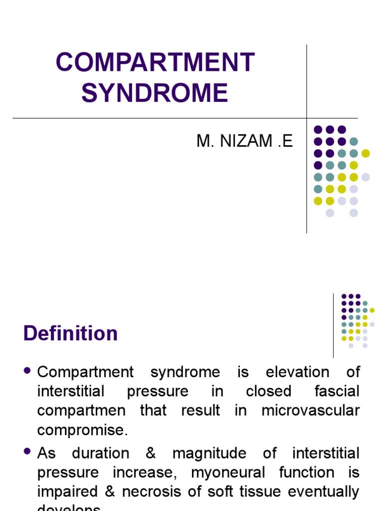 Understanding Compartment Syndrome | PDF | Foot | Ischemia