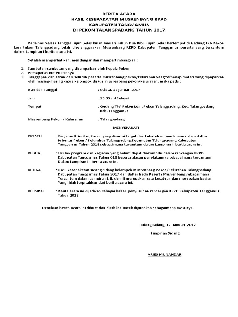 BERITA ACARA MUSRENBANG.docx