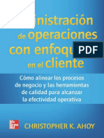 AdministraciÃ N de Operaciones Con Enfoque en El Cliente Cã Mo A