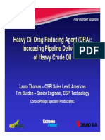 Heavy Oil Drag Reducing Agent PDF