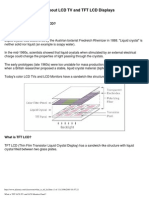 [What is TFT LCD TV and LCD Monitor Panel