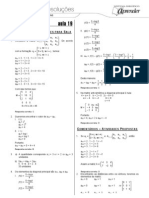 Matemática - Caderno de Resoluções - Apostila Volume 4 - Pré-Universitário - mat4 aula19