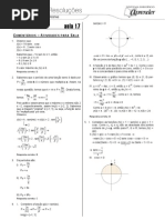 Matemática - Caderno de Resoluções - Apostila Volume 4 - Pré-Universitário - mat5 aula17