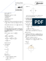 Matemática - Caderno de Resoluções - Apostila Volume 4 - Pré-Universitário - mat5 aula17