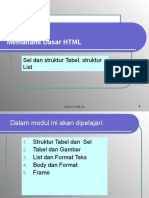 Temu 3 HTML Tabel