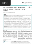 The Ahmed Shunt Versus The Baerveldt Shunt For Refractory Glaucoma: A Meta-Analysis