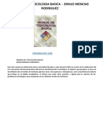 Manual de Toxicologia Basica - Emilio Mencias Rodriguez