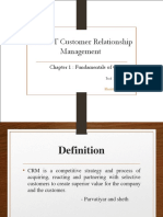 Chapter 1 - Fundamentals of CRM