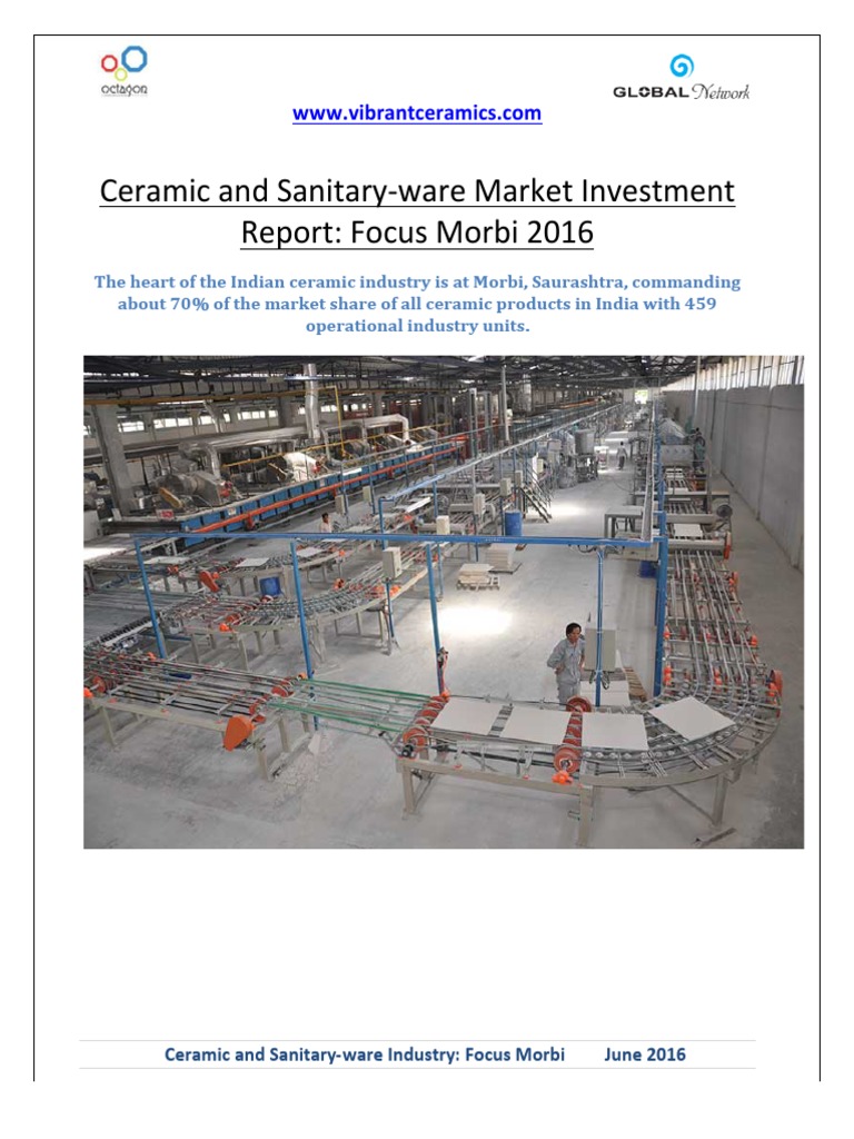 Report Ceramic and Sanitaryware Focus Morbi 2016 | PDF | Market ...