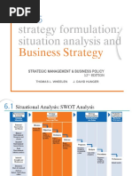 Strategic Management & Business Policy: Thomas L. Wheelen J. David Hunger