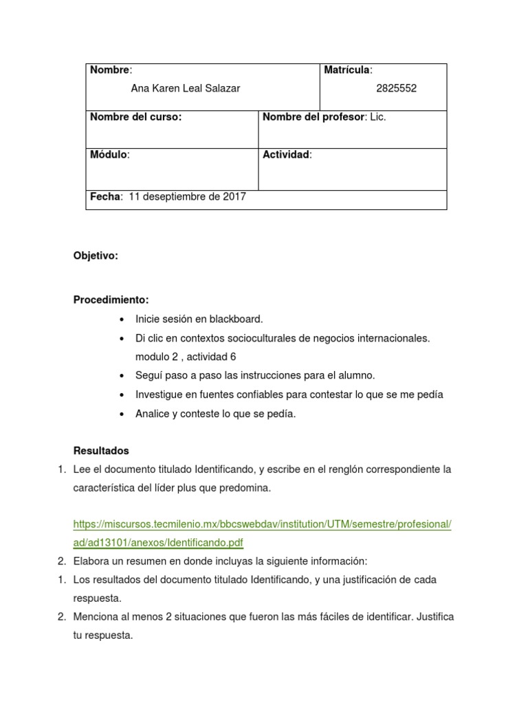 Act 6 | PDF | Crecimiento personal y profesional