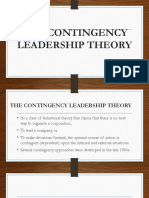 The Contingency Leadership Theory