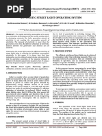 Automatic Street Light Operating System