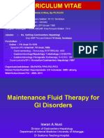 Fluid Maintenance Therapy For Gastrointestinal Disorder Prof Iswan 22 Sept 2012 FINAL CETAK