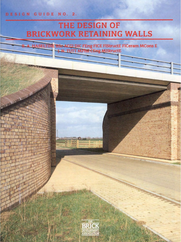 DG2 - The Design of Brickwork Retaining Walls - September 1991 PDF ...