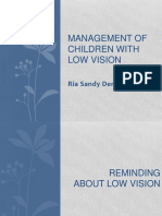 Ria Sandy Deneska, Management of Children With Low Vision