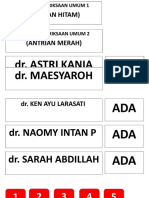 (Antrian Hitam) : Dr. Astri Kania Dr. Maesyaroh