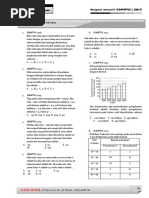 Kumpulan Soal Statistika SBMPTN