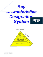 Key Characteristics Designation System: KCDS Pyramid KCDS Pyramid