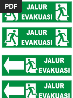 Jalur Evakuasi Jalur Evakuasi