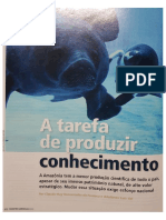 A Tarefa de Produzir Conhecimento