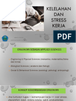 Kelelahan Dan Stress Kerja 