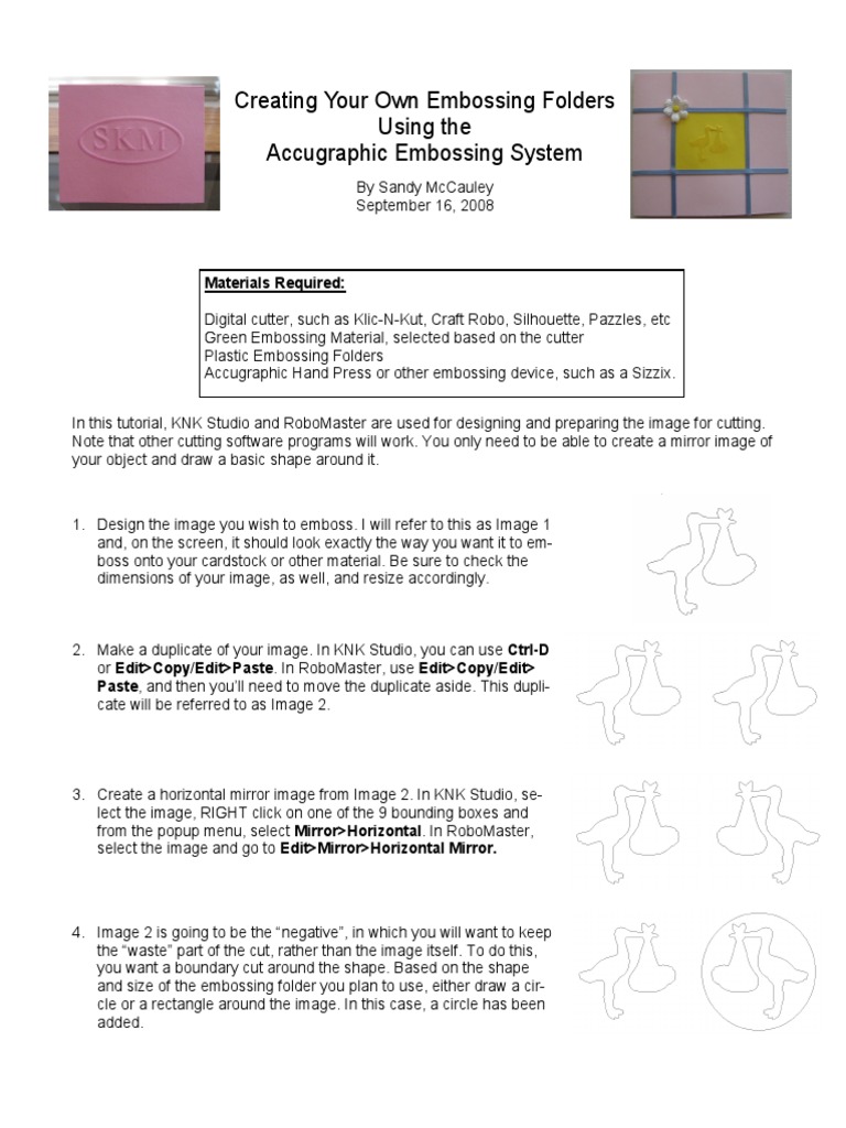 Embossing Tutorial | PDF