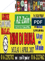 Az-Zain Banner 10'x 4'