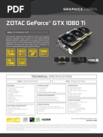 Zotac Geforce: ® GTX 1080 Ti