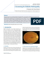 Fundus Image Screening For Diabetic Retinopathy