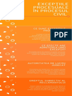 Excepţiile Procesuale Infographic - Cristiana Druţă PDF