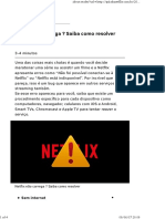 Netflix Não Carrega - Saiba Como Resolver