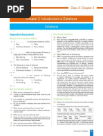 Chapter 3: Introduction To Database Solutions