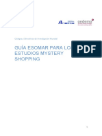 Guia para Los Estudios Mystery Shopping