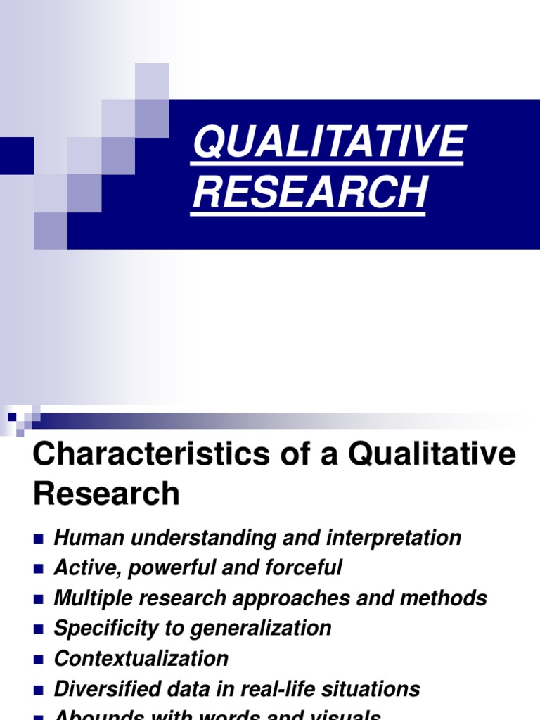 qualitative research slideshare