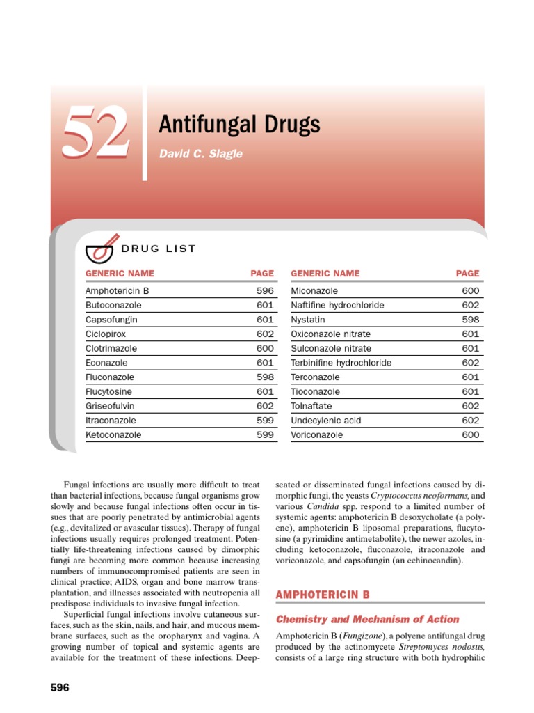 Antifungal Drugs David C. Slagle PDF Candidiasis Health Sciences