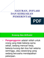 (Pengangguran, Inflasi Dan Kebijakan Pemerintah)