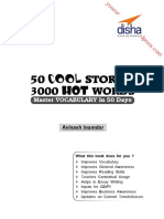 50 Cool Stories 3000 Hot Words (Master Vocabulary in 50 Days) For GRE Mba Sat Banking SSC Def